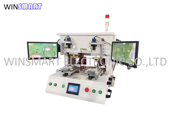 0.1mm Pitch Hot Bar Soldering Equipment Dual Separated Working Table