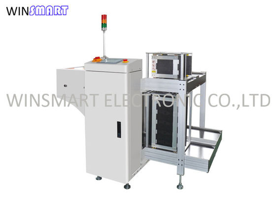 Automatic PCB Magazine Loader , LED Touch Screen SMT Magazine Loader