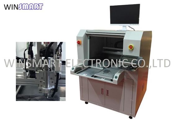 Dual Tables PCB CNC Router Machine 100mm/S Manul Loading