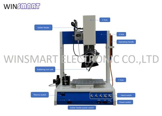 Automatic 3 Axis PCB Soldering Robot Welding Machine 110V