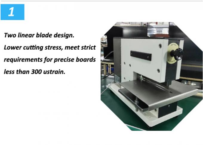 Customized V Cut PCB Depaneling Machine Pneumatic Air Driven