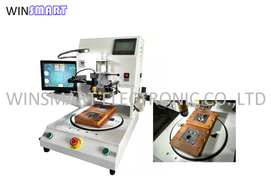 Buy Dual Fixtures Single Thermode Hot Bar Soldering Machine Rotable online manufacture