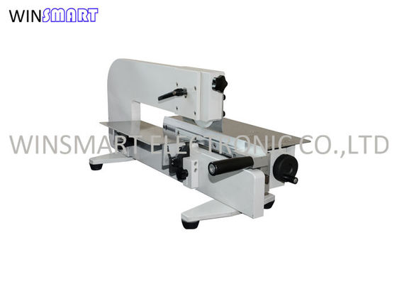 Buy 330mm Cutting Length PCB Depanelizer Machine , Circular Blade PCB V Grooving Machine online manufacture