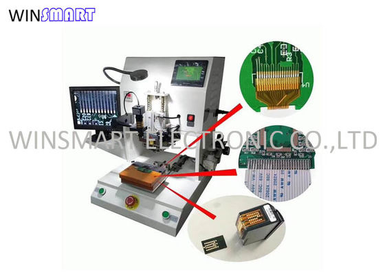 Buy Sliding Table PCB Hot Bar Solder Machine 0.6Mpa For Canon Ink Cartridge Welding online manufacture