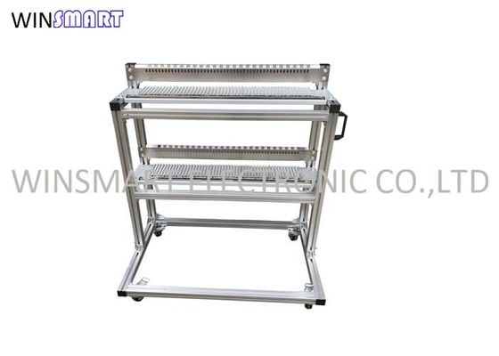 Good price 50pcs/Layer SMT Feeder Cart 4 Omni Directional Wheels Stainless Steel online