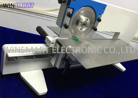 Manual Control V Cut PCB Depaneling Equipment With Circular + Linear Blade