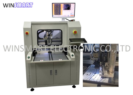 Good price Tab Board PCB Cutting Machine Milling Cutter PCB Depaneling Router 400x400mm online