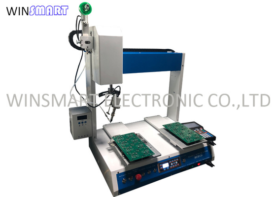 Heater PLC Control 0.6-1.6mm Solder Wire Robotic Soldering Machine