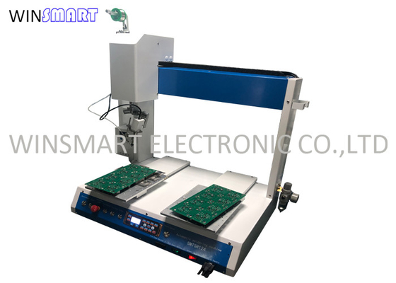 PLC Controlled 0.6-1.6mm Solder Wire Semi Automatic Soldering Robot