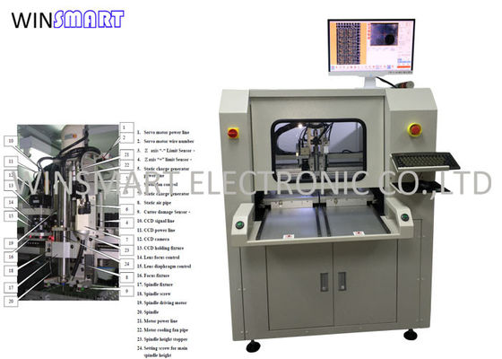 Good price 60000RPM Spindle PCB Separator Machine , Semi Automatic PCB Depaneling Machine online