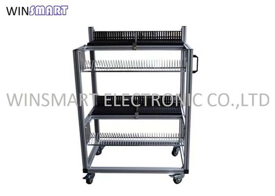 Good price 40pcs/Layer SMT Feeder Trolley FUJI NPT Feeder 4 ESD Wheels online